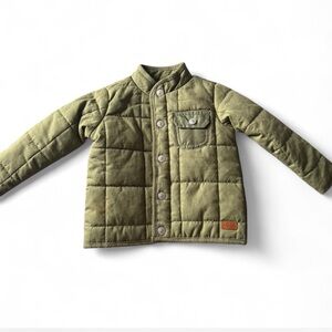 7 For All Mankind Olive Green Kids Jacket